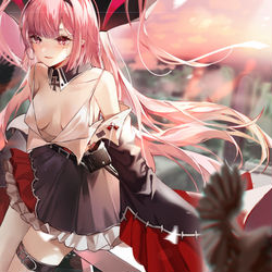 This is a pixiv picture whose title is 好久没摸鱼.