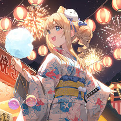 This is a pixiv picture whose title is おまつり.