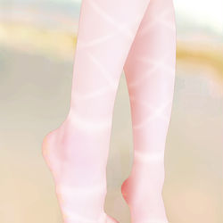 This is a pixiv picture whose title is 妮露脱掉鞋子的脚脚~/靴を脱ぐたネル生足.