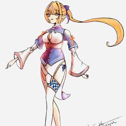 This is a pixiv picture whose title is 【ツイログ】不知火フレア.