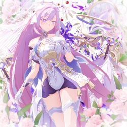 This is a pixiv picture whose title is 【崩壊3rd MMD】エリシアさん その１３.