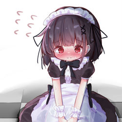 This is a pixiv picture whose title is 失敗メイド琉奈ちゃん.
