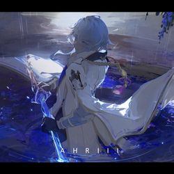 This is a pixiv picture whose title is 水月【COMMISSION】.