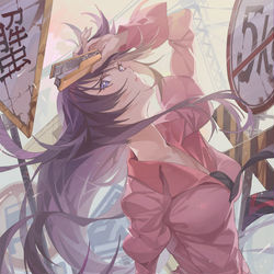 This is a pixiv picture whose title is 戦場ヶ原 ひたぎ.