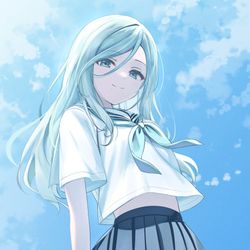 This is a pixiv picture whose title is ❤.
