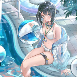 This is a pixiv picture whose title is La Pluma.