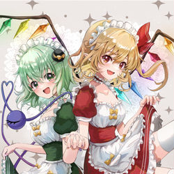This is a pixiv picture whose title is メイドこいフラ.