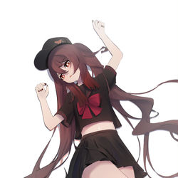 This is a pixiv picture whose title is 日绘，高中生胡桃~.