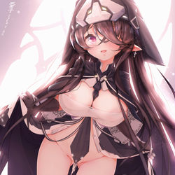 This is a pixiv picture whose title is pso2满级纪念.