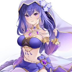 This is a pixiv picture whose title is Ei of Sumeru.