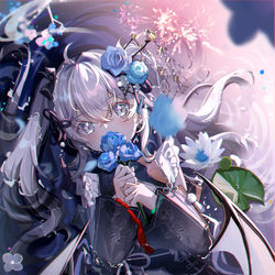 This is a pixiv picture whose title is 東雪蓮.