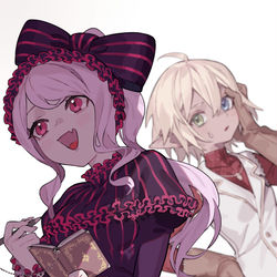 This is a pixiv picture whose title is アウラとシャルティア.