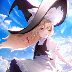 This is a pixiv picture whose title is 6日目、霧雨魔理沙.