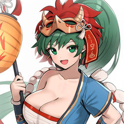 This is a pixiv picture whose title is 炎リン.
