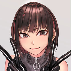This is a pixiv picture whose title is ギャップ感◎.