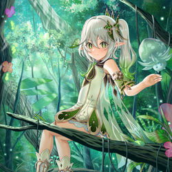 This is a pixiv picture whose title is Nahida.