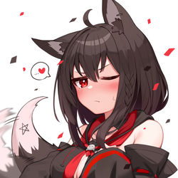 This is a pixiv picture whose title is Happy Birthday 黒上フブキ!!.