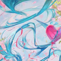This is a pixiv picture whose title is Miku Miku.