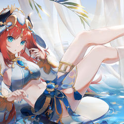 This is a pixiv picture whose title is 妮露:D.