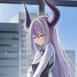 This is a pixiv picture whose title is 秘密結社HoloX.