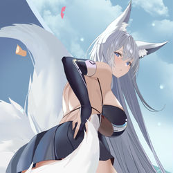 This is a pixiv picture whose title is 信濃.