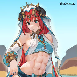 This is a pixiv picture whose title is Nilou.