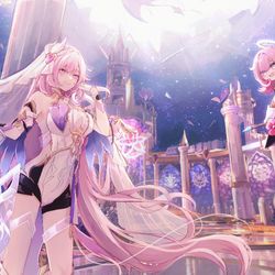 This is a pixiv picture whose title is Elysia.