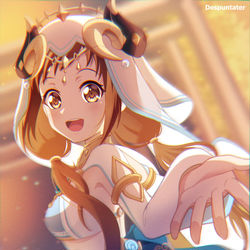 This is a pixiv picture whose title is Hazawa Tsugumi (Nilou).