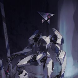 This is a pixiv picture whose title is triangle.