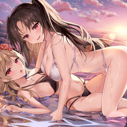 This is a pixiv picture whose title is 💕.