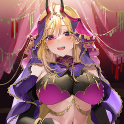 This is a pixiv picture whose title is 「見たい～？？」.