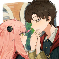 This is a pixiv picture whose title is 🥜&🦅.