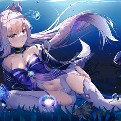 This is a pixiv picture whose title is 心海ちゃん.