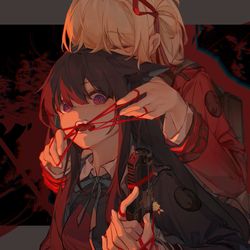 This is a pixiv picture whose title is 狂犬たきな.