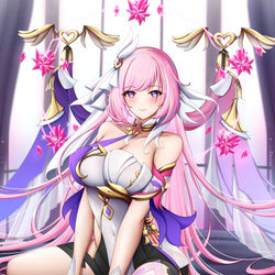 This is a pixiv picture whose title is Elysia Herrscher - Honkai Impact.