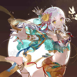 This is a pixiv picture whose title is 菊·中秋.