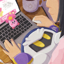 This is a pixiv picture whose title is あったかメタナイト.