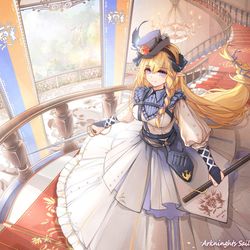 This is a pixiv picture whose title is 【音律连觉 | 梦源之地】琴柳.