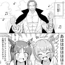 This is a pixiv picture whose title is シャンクスで笑うセイちゃん②.