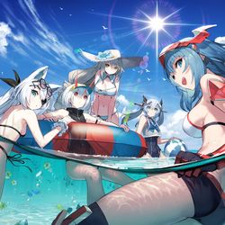 This is a pixiv picture whose title is 【アーテリーギア】真夏の寸劇大作戦・前編.