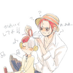 This is a pixiv picture whose title is ワンピースラクガキ.