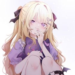 This is a pixiv picture whose title is 月紫アリアちゃん.