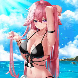 This is a pixiv picture whose title is YAE.