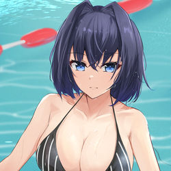This is a pixiv picture whose title is Kronii.