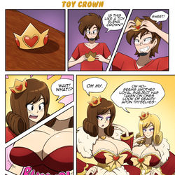 This is a pixiv picture whose title is The Toy Crown.