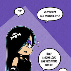 This is a pixiv picture whose title is Dark Leni..