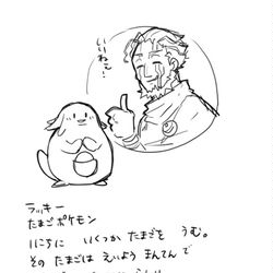 This is a pixiv picture whose title is メイドインアビスとポケモンの落書き.
