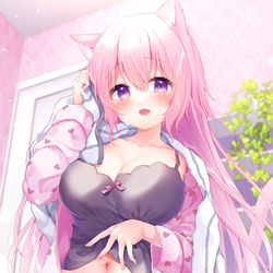 This is a pixiv picture whose title is お風呂あがったよ～♡.