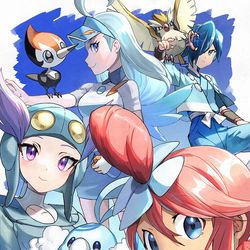 This is a pixiv picture whose title is ポケットモンスター鳥使い.