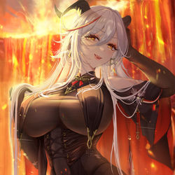 This is a pixiv picture whose title is エーギル🔥🔥.